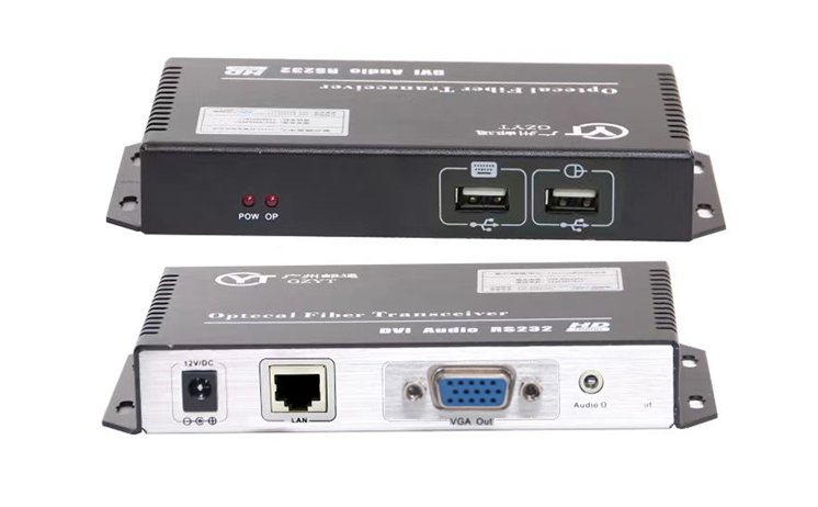 通過網(wǎng)線傳輸VGA、Audio、鍵盤、鼠標(biāo)信號YTVGA-1V1U1E